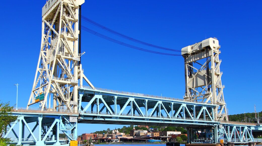 Portage Lake Lift Bridge Hancock Michigan