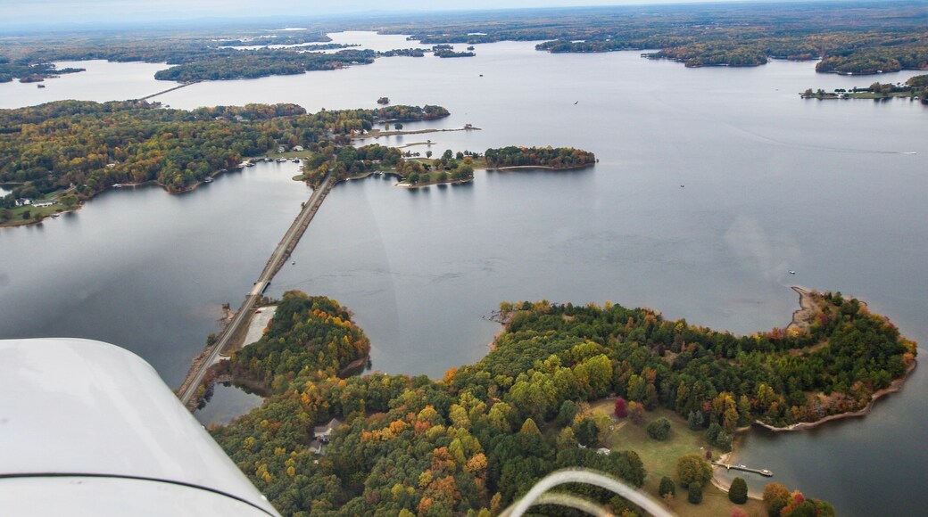 Aerial View of Lake Anna in Louisa County in Virginia, USA