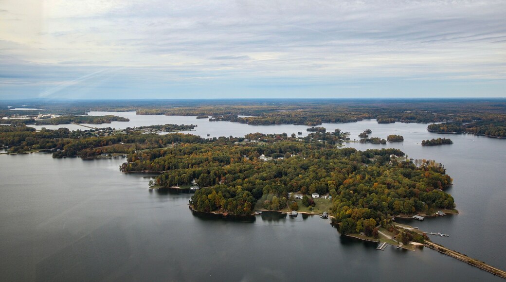 Aerial View of Lake Anna in Louisa County in Virginia, USA