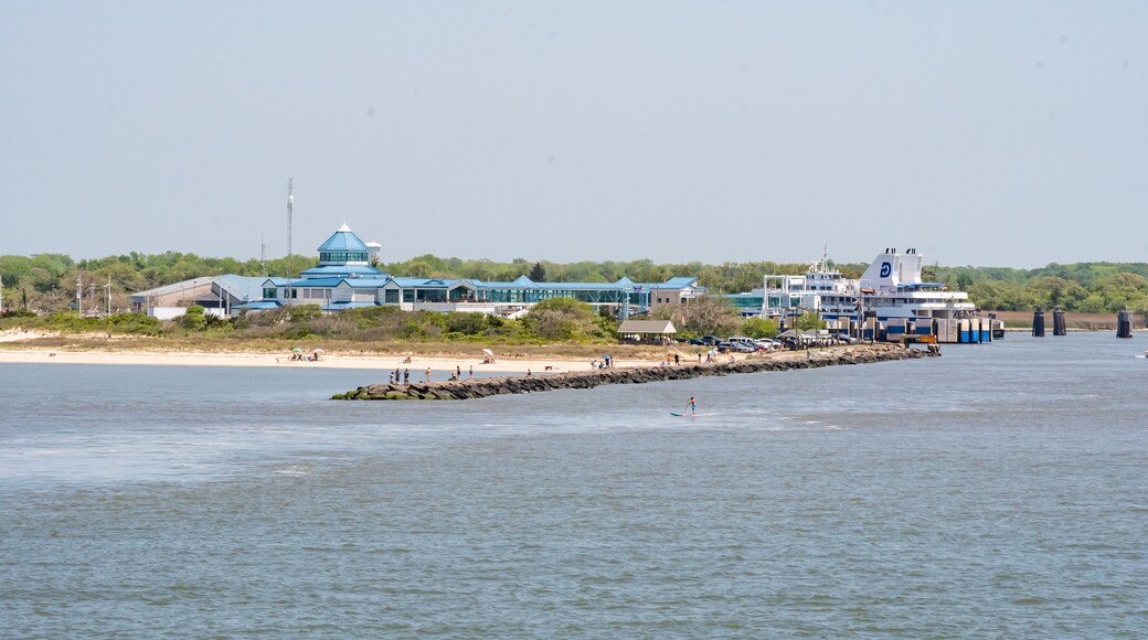 The marina and ferry terminal at Cape May in southern New Jersey.