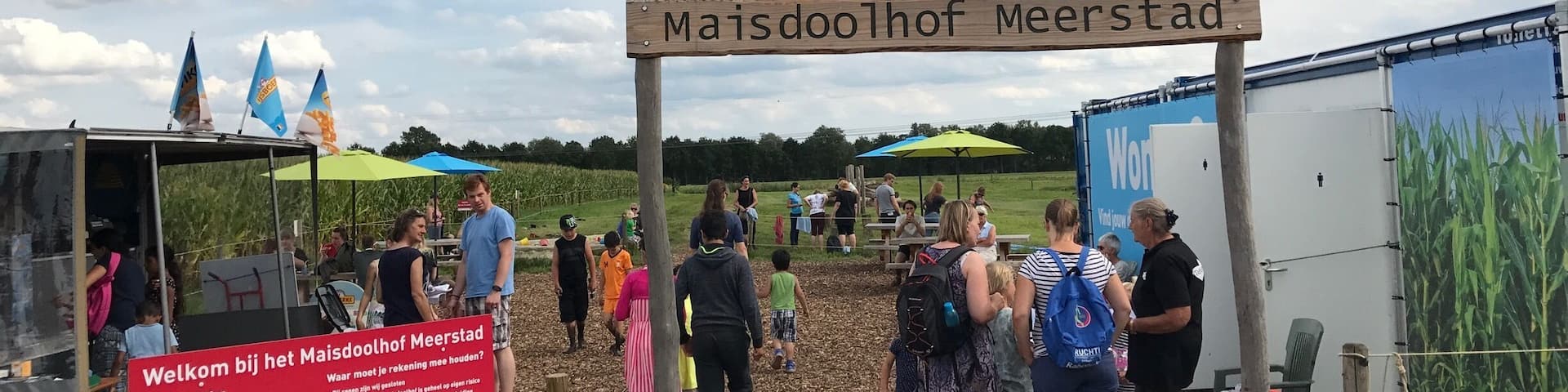 Maize maze in Meerstad (for free), near the city of Groningen. The longest trail is 4KM and for little children there is a smaller maze.