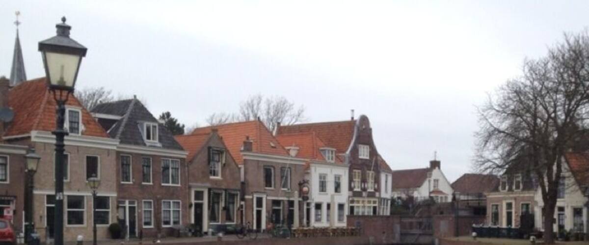 Small, typicaly, Dutch town. (close to the statue of Jantje Brinker (the boy with his finger in the dike)