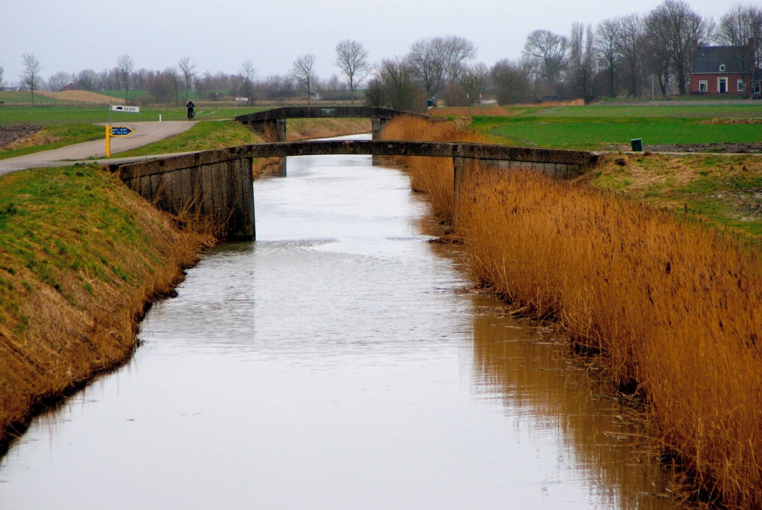 Middendijk, Noordpolderkanaal met Bruggen, Waddenzeeroute