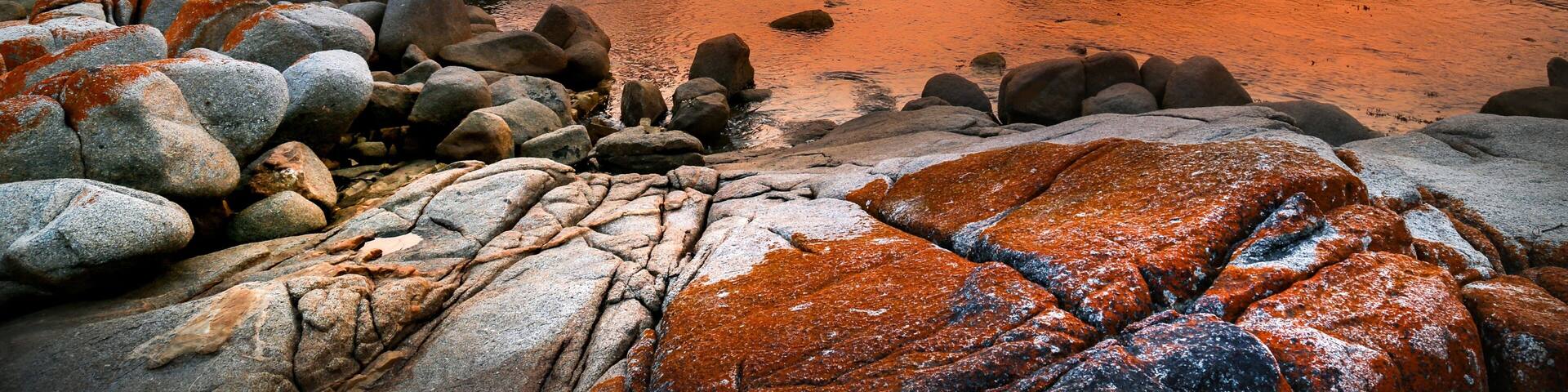 Bay of fires sunset, Tasmania