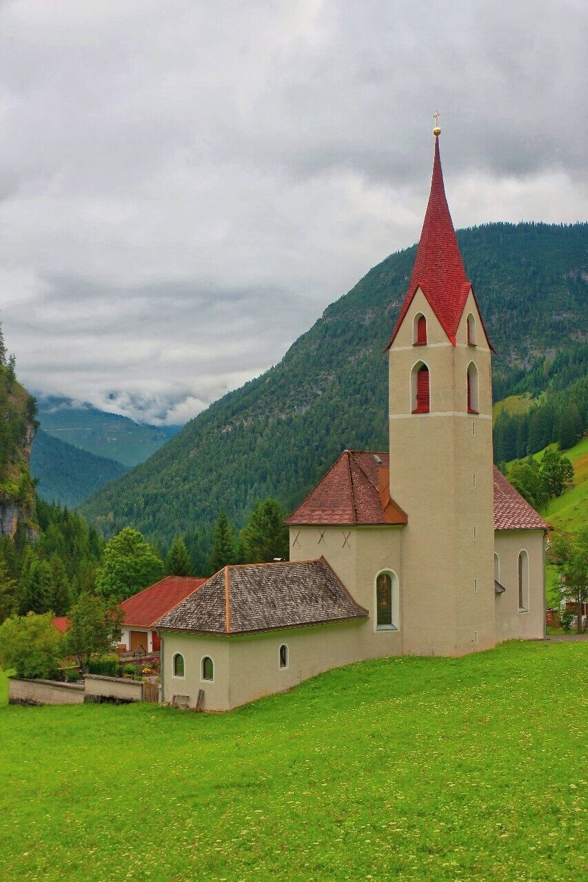 July 2015

Church of St. John the Baptist 

The Catholic church dedicated to St. John the Baptist in the village of Gramais built in 1824-33.

Gramais is a tiny village with some 50 people just below the north side of Lechtal Alps in Tirol, Austria. It was founded in 14th century and its name origin is from latin Graminosa or Grumoso which means grass-rich. 
Gramais is located in altitude of 1.327 meters and is connected with the Lech river valley (alt. ca. 1.000 m) in north with a 8 km long mountain road. It is a great starting point for hiking or trekking in Lechtal Alps. 