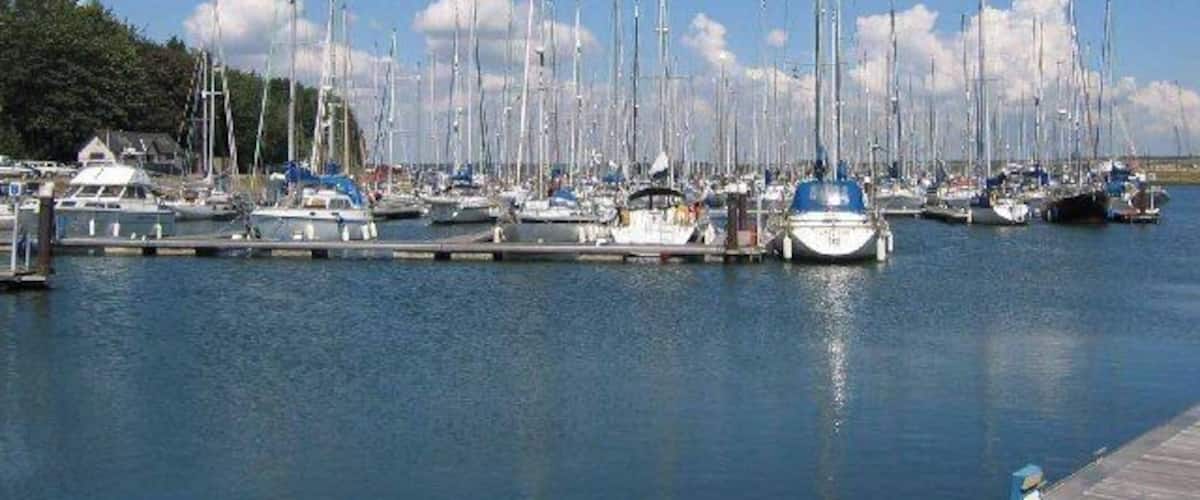 Shotley Marina. A popular yachting area on the Orwell between Harwich and Felixstowe