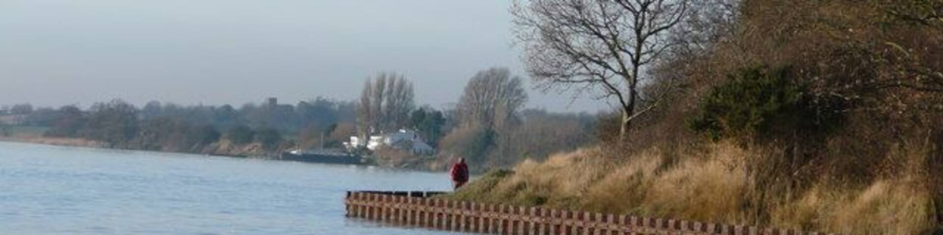 North bank of the Stour High tide on the Stour