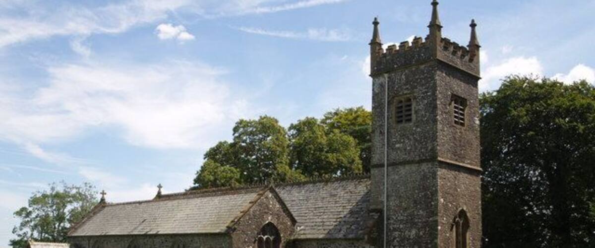St Peter's Church, Thornbury Restored in 1876, but "a good deal of the early medieval church remains" (Cherry & Pevsner). The unbuttressed tower looks unusual. The church was closed when the photo was taken because of falling plaster.