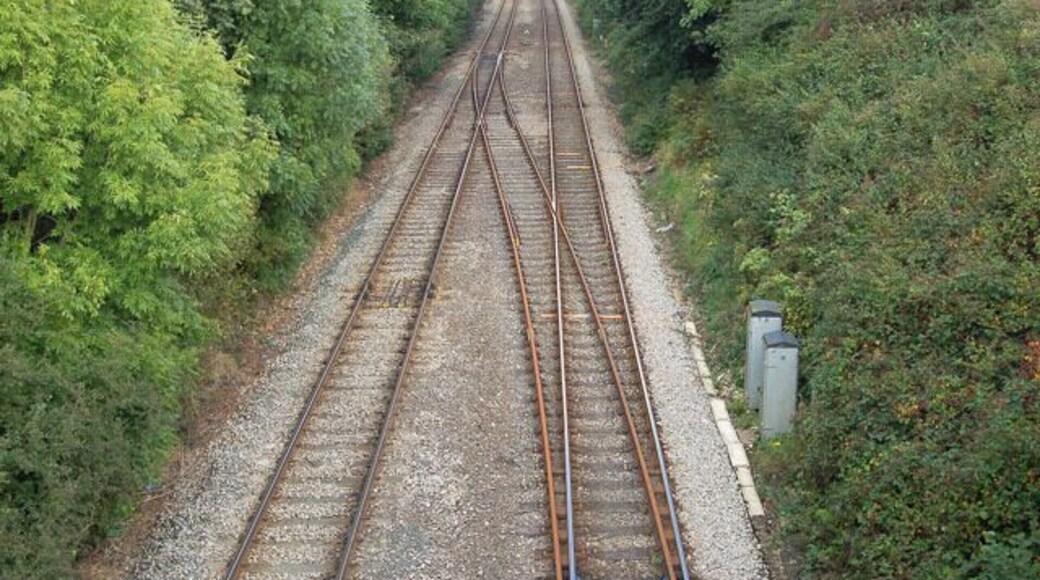 Clarbeston Road railway station photo survey (4) The trailing crossover in the cutting east of Clarbeston Road station. Clarbeston Road railway station is on the West Wales line from Swansea to Pembrokeshire. Immediately west of the station, the line divides at Clarbeston Road Junction, one branch serving the ferry terminal at Fishguard, the other serving Haverfordwest and Milford Haven. The station is managed by Arriva Trains Wales who operate most of the passenger services. Arriva runs an hourly service from Manchester Piccadilly as far Carmarthen: this service is extended to Clarbeston Road, Haverfordwest and Milford Haven every two hours. There are usually two services each day to Fishguard to coincide with ferry sailings to Ireland.