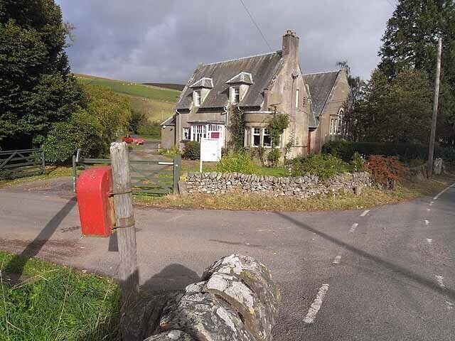 Yarrow Feus Village Hall In the Yarrow valley, serving the small community of Yarrow Feus. Not too sure about the origins of the building, but it looks rather like an old school (to the right) with the dominie's house nearest the camera.