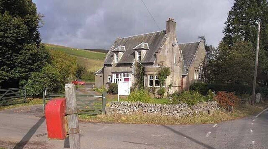 Yarrow Feus Village Hall In the Yarrow valley, serving the small community of Yarrow Feus. Not too sure about the origins of the building, but it looks rather like an old school (to the right) with the dominie's house nearest the camera.