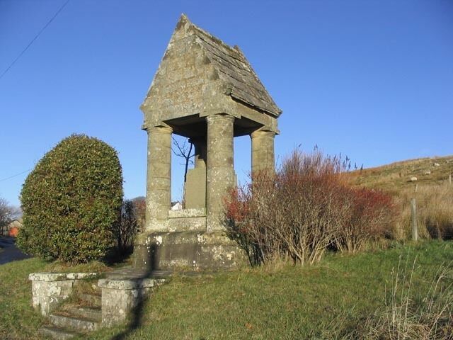 War memorial at Rochester Interesting memorial by the A68.