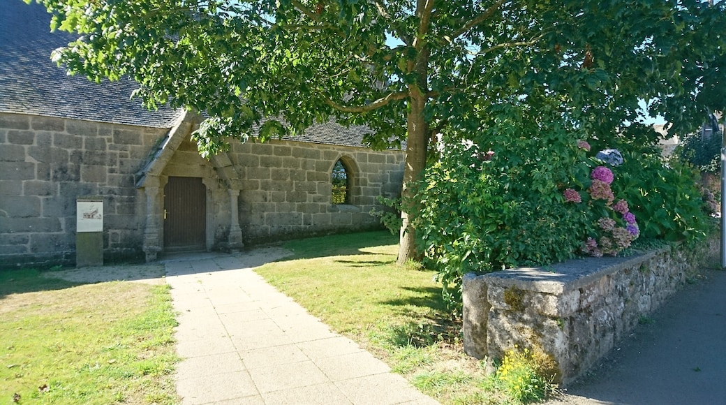 Porche nord de la chapelle Saint-Fiacre de Plouider.