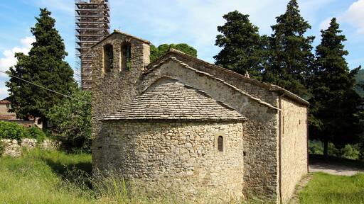 Church San Biagio a Pierle, Cortona, Province of Arezzo, Tuscany, Italy