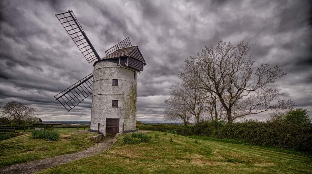 Ashton windmill is a Tower mill in Chapel Allerton, Somerset, England. Its tower is over 7.5 metres high with stone walls that are 60 cm thick. The sails are 13 m across and used to be covered with canvas. Wikipedia