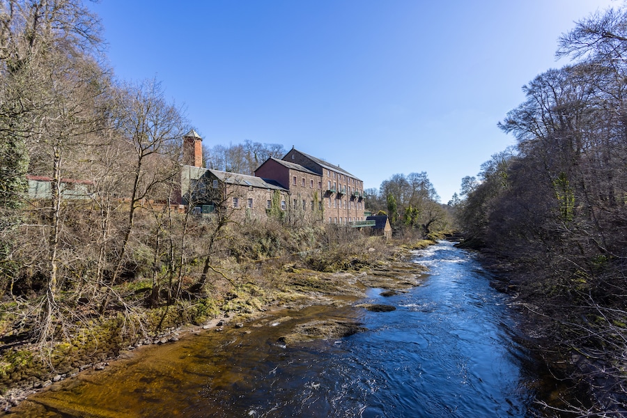 Cargill's Leap and river Ericht, Scotland
