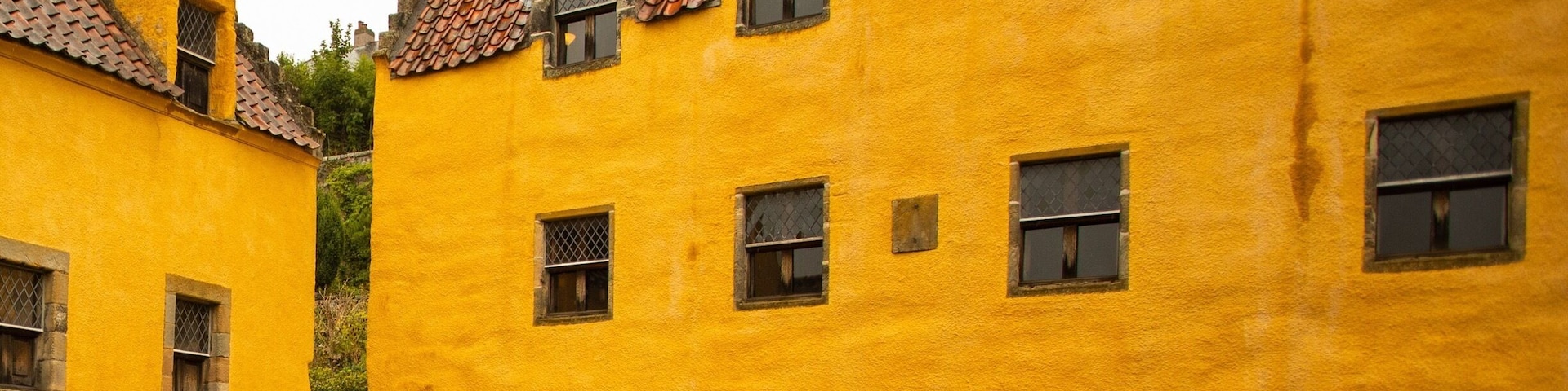 The rather colourful Culross Palace, Culross, Fife.