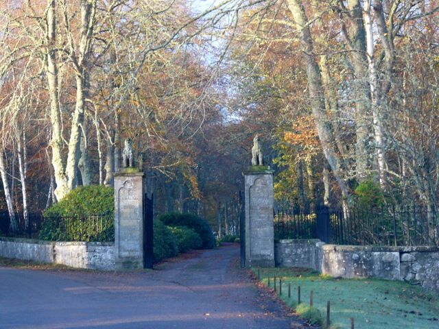 Gates to Gledfield House