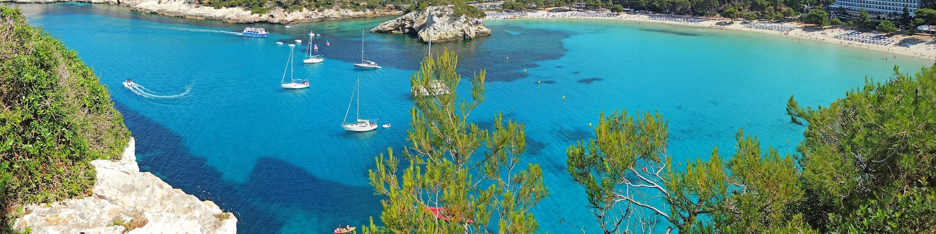Landscape of the beautiful bay of Cala Galdana - Minorca - Spain ; Shutterstock ID 645765424; purchase_order: SP-1332 HA Batch 2 August 2018; Order: ; client: HomeAway; other: To be paid with