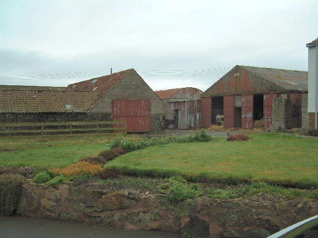 New Gilston Farm. Farm at the west end of the village street