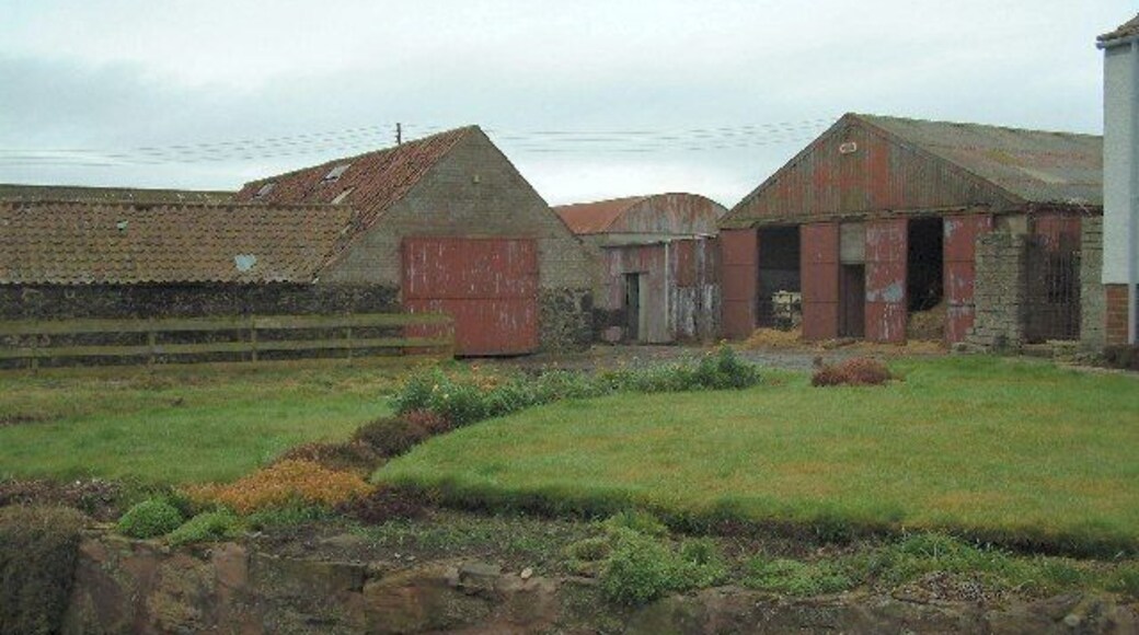 New Gilston Farm. Farm at the west end of the village street