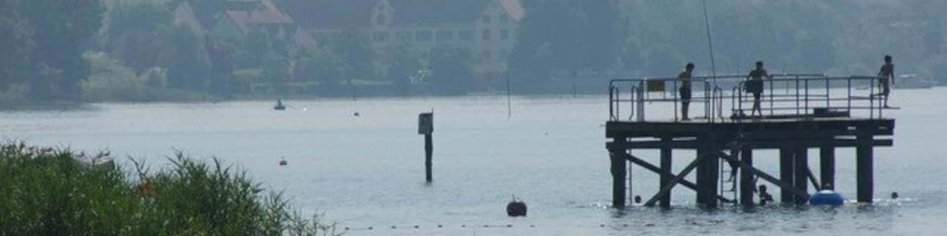 Neben dem Pier bei Nussdorf