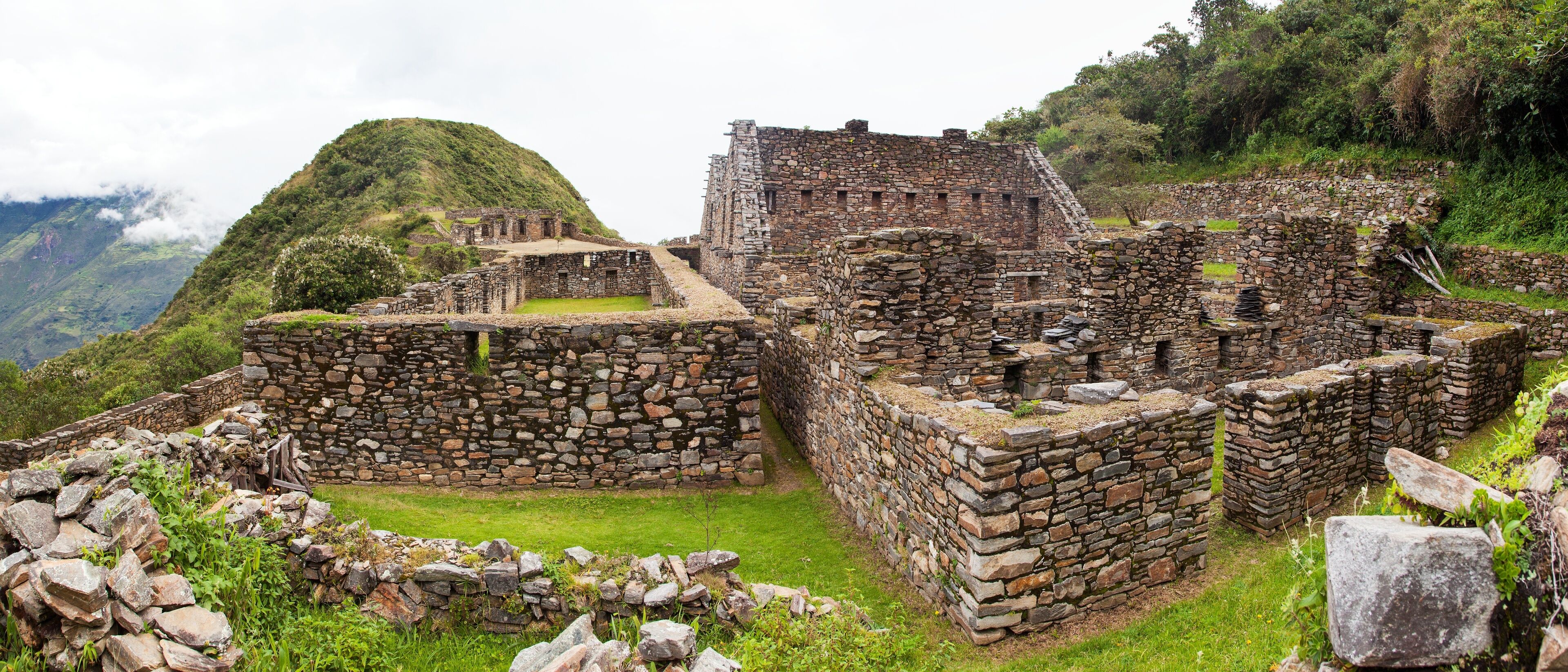 Choquequirao Inca ruins Cuzco or Cusco region in Peru