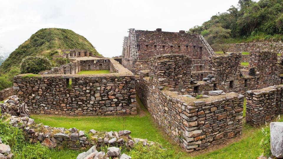Choquequirao Inca ruins Cuzco or Cusco region in Peru
