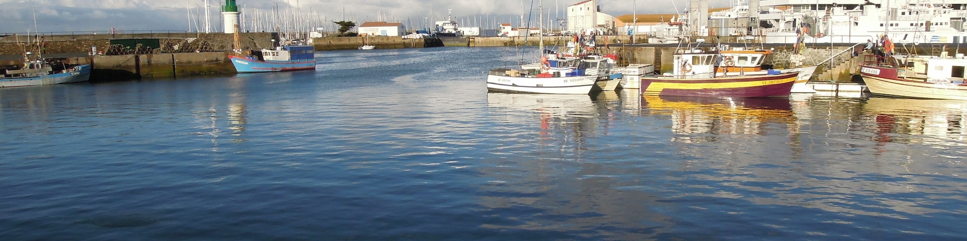 Port Joinville, Île d'Yeu, Vendée, France.