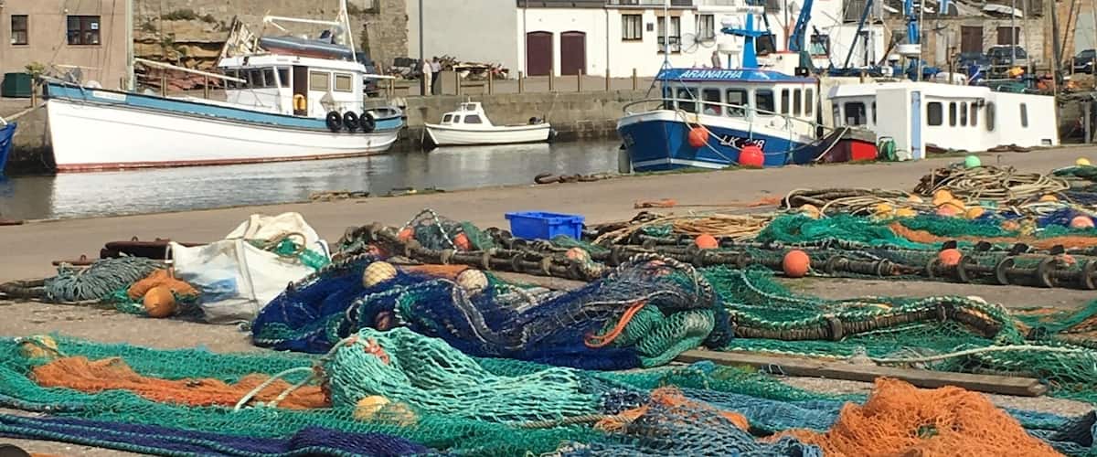 Burghead Harbour Morayshire Scotland
