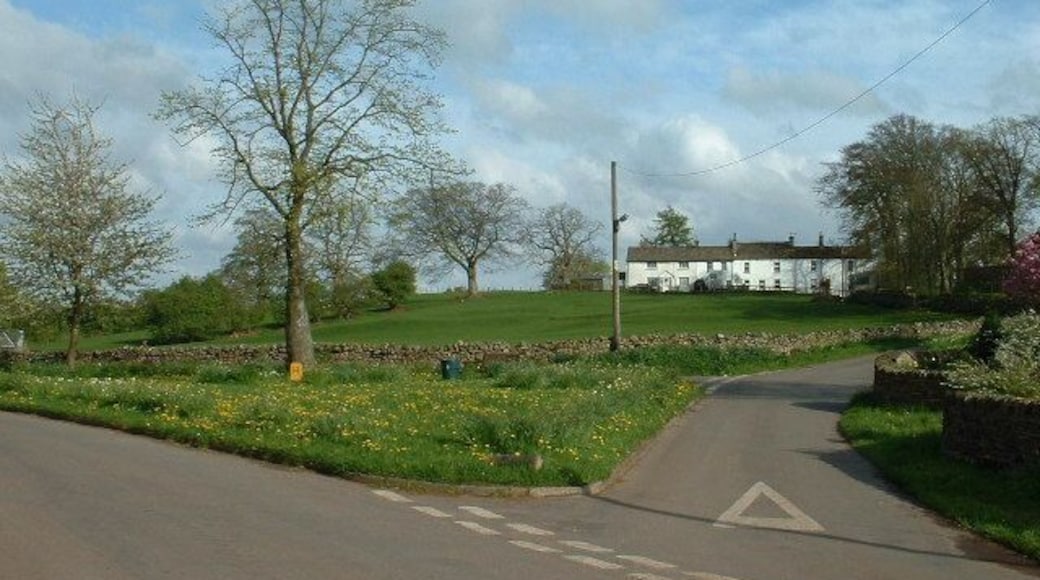 Great Musgrave, Cumbria. Photo taken looking SE over the tiny village green