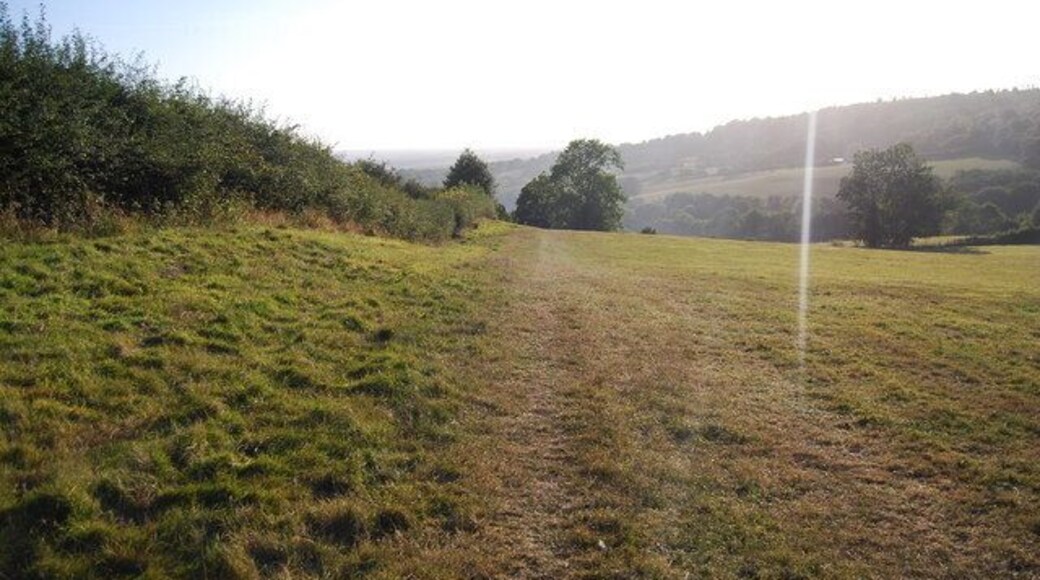 The Greensand Way west of Ide Hill