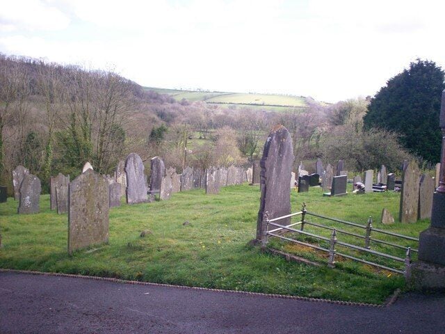 Graveyard, Calfaria Chapel, Login, Whitland