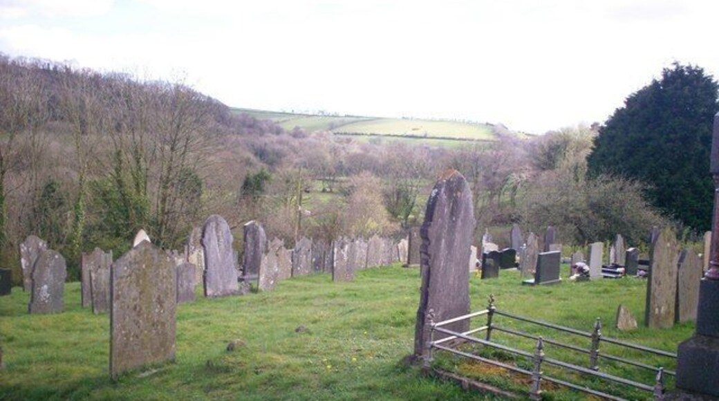 Graveyard, Calfaria Chapel, Login, Whitland