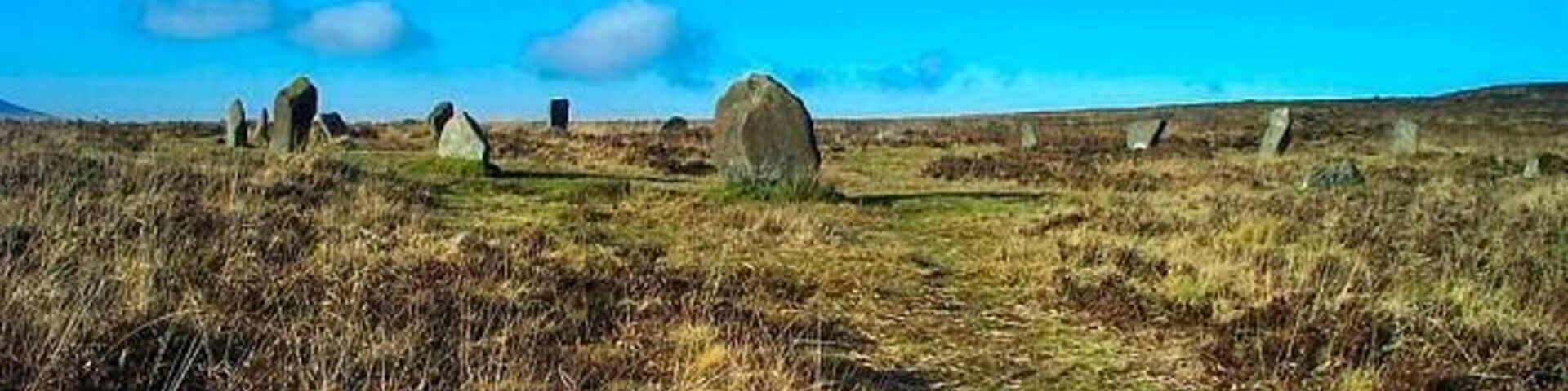 Stone circle - Dartmoor. The stone circle (SX 633897) near to White Moor Stone.