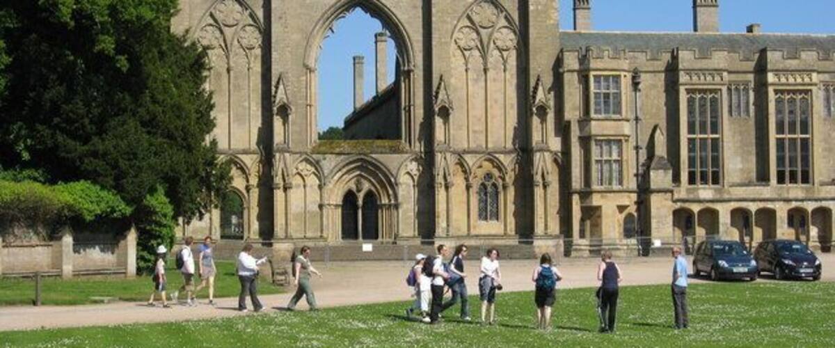 Newstead Abbey The ruined frontage of Newstead Abbey, once the home of Lord Byron.