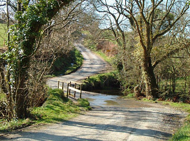 Kerrodhoo - Isle of Man. This is the ford on the narrow lane from St John's to 'Snuff the Wind'.