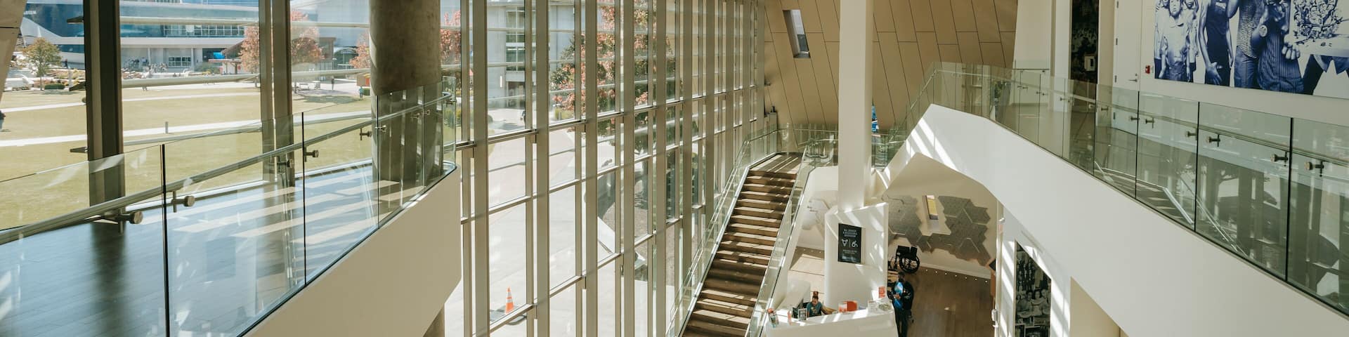 Center for Civil and Human Rights showing interior views