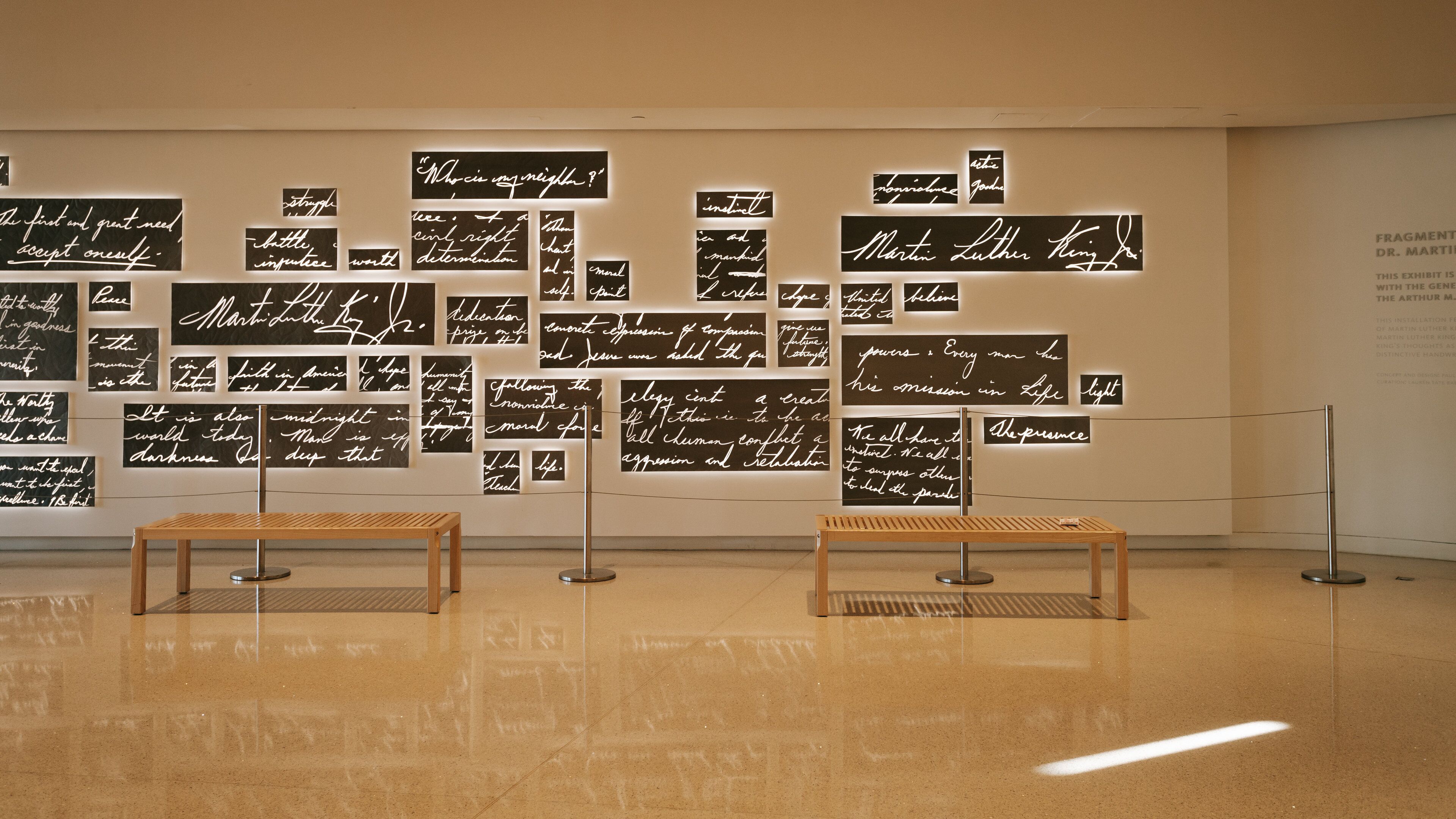 Center for Civil and Human Rights featuring interior views