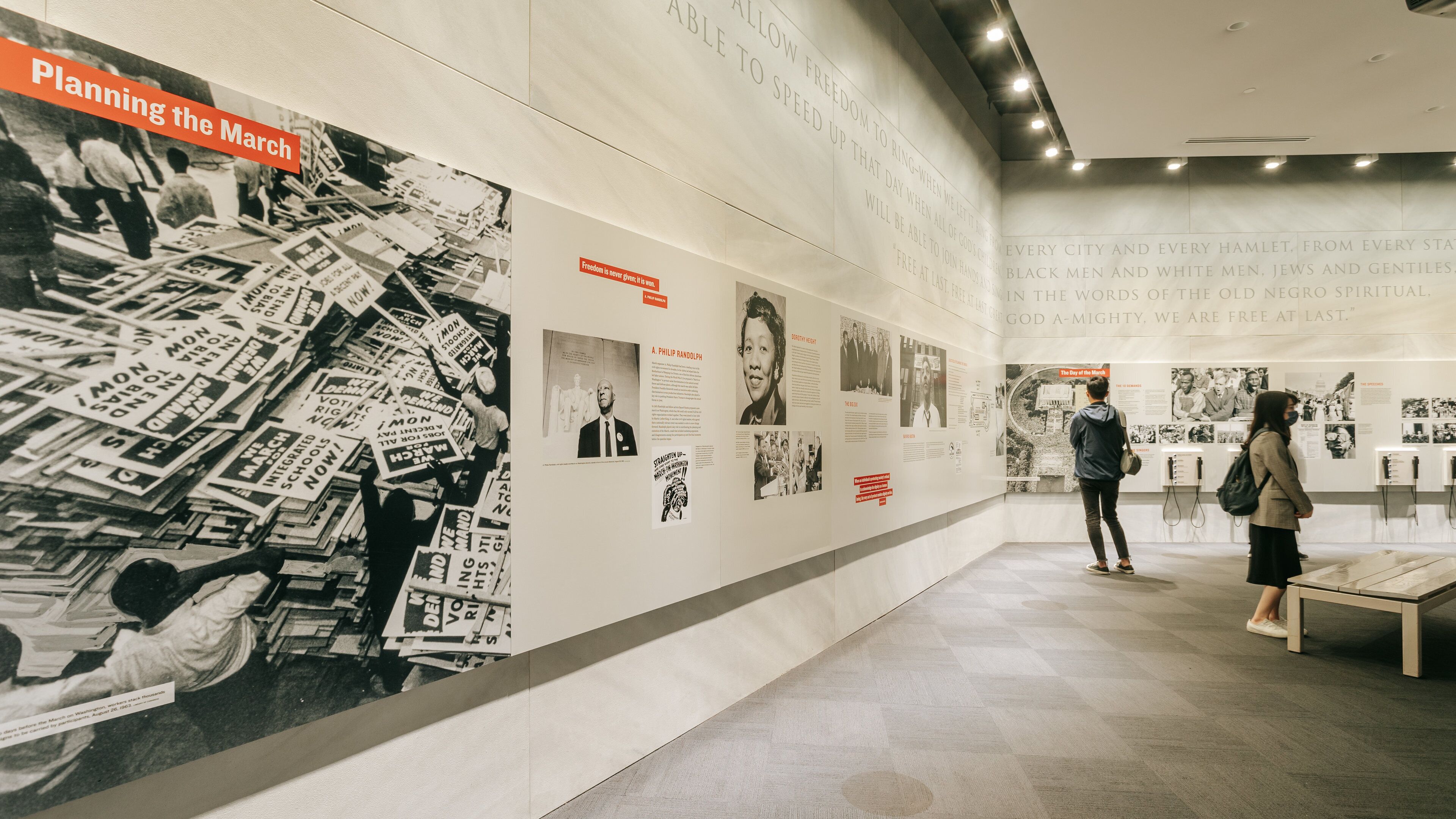 National Center for Civil and Human Rights which includes interior views