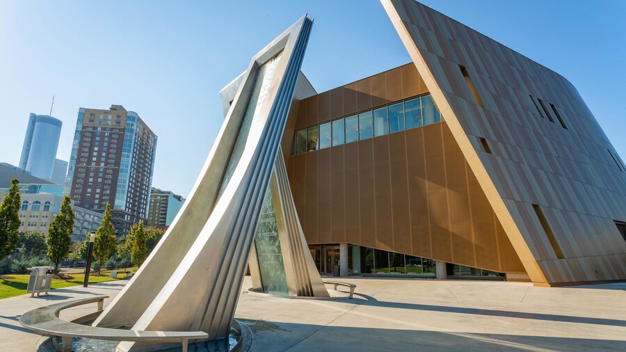 Center for Civil and Human Rights which includes modern architecture