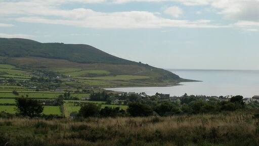 Blackwaterfoot, Isle of Arran. View of the village, looking South from Torbeg.