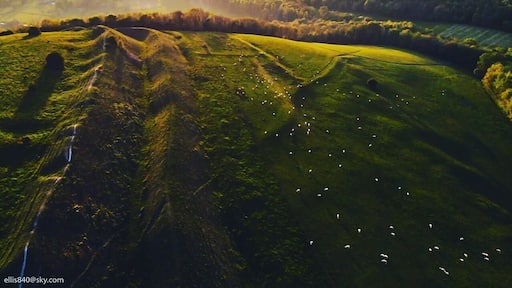 Ancient hill fort site just outside the lovely Georgian town of Blandford.