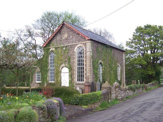 Calvinist Chapel, Pandy. Rather run down place of worship just off the A465 Abergavenny/Hereford Road