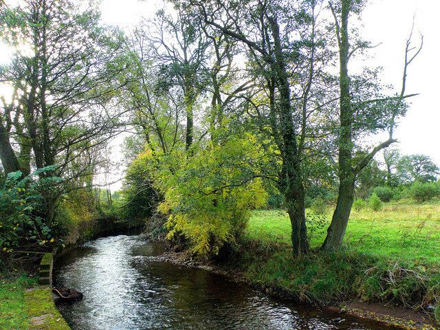 Afon Honddu, Pandy Seen here just before it joins the River Monnow.