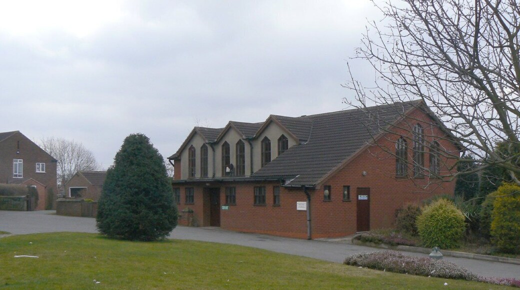 Measham Church Hall A modern hall in the churchyard of the parish church.