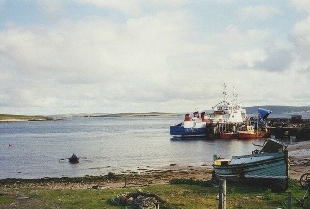 Ulsta ferry, Yell