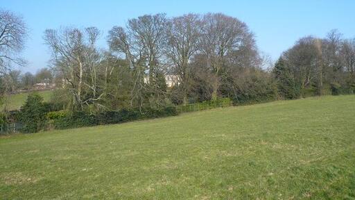 Hallfield Hall from Footpath