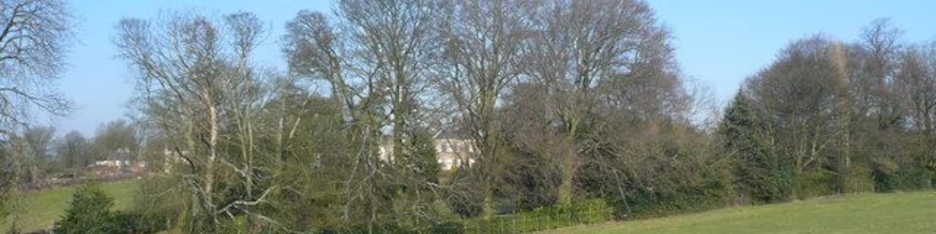 Hallfield Hall from Footpath