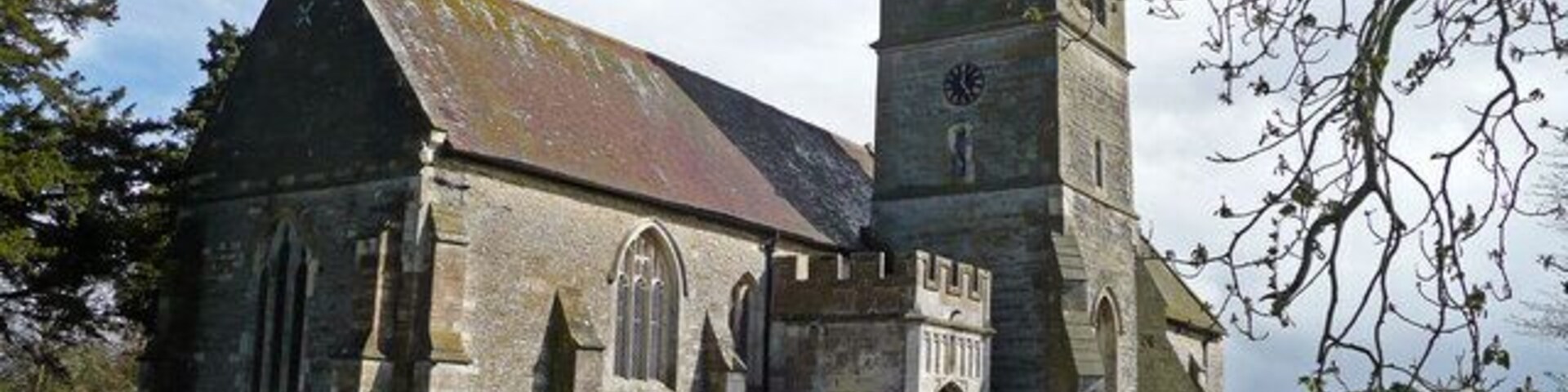 St. Laurence's church, Longney The village is established on what would have been an island in the Severn flood plain.